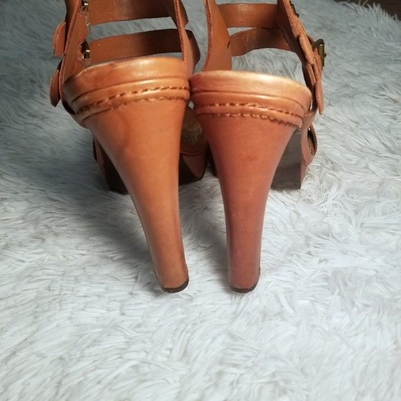 EUC Lauren Ralph Lauren Strappy Sandal Heels 7 - Picture 6 of 7